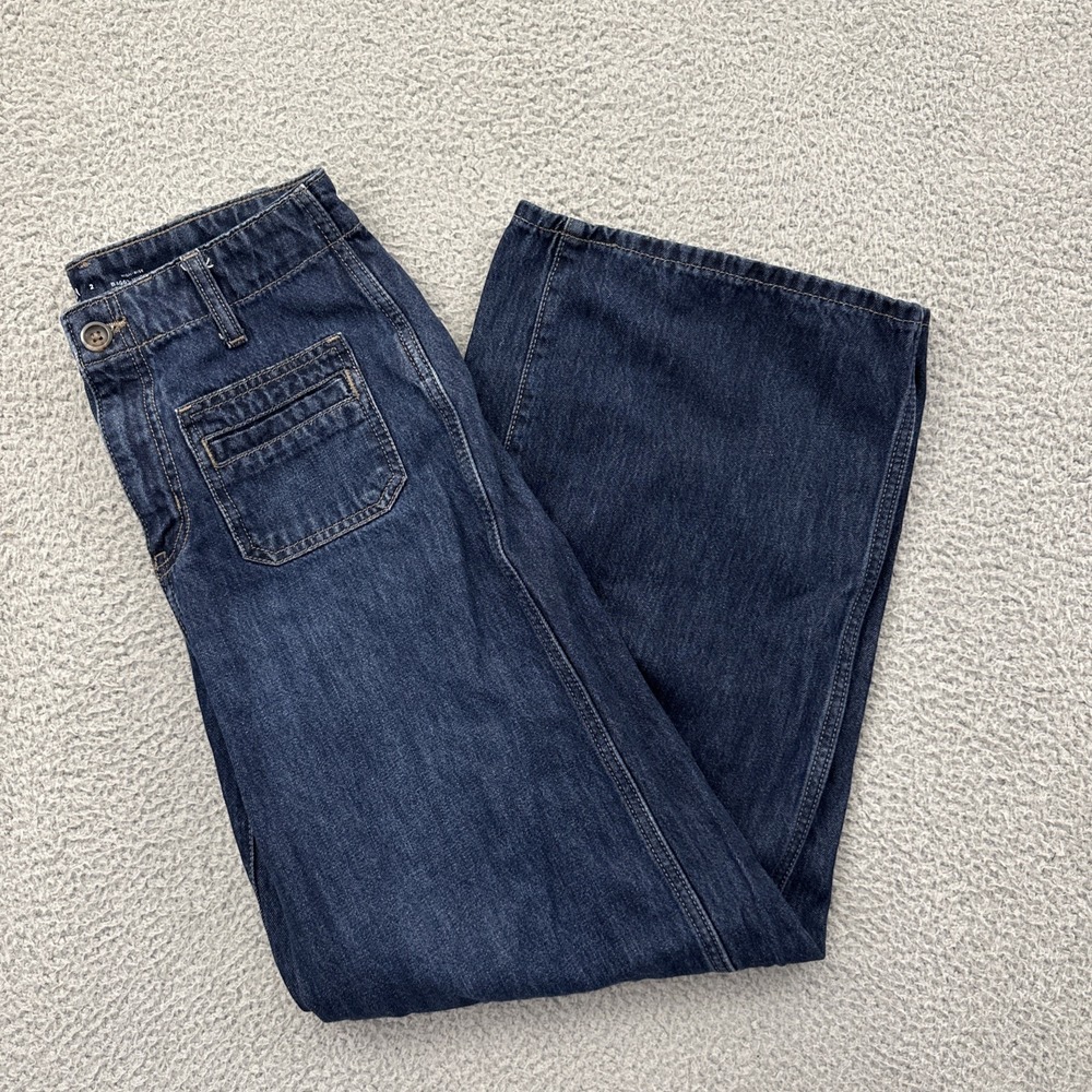 Old Navy High Rise Baggy Wide Leg Jeans Y2K Skater Retro Women's 2 x 29
